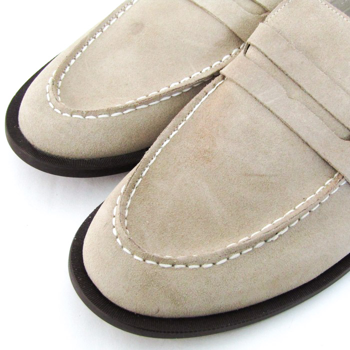 【新品未使用】CLARKS® × ZARA レザーローファー ベージュ 43 ZARA X CLARKS® 100% LEATHER LOAFERS MULES BEIGE LIMITED US10