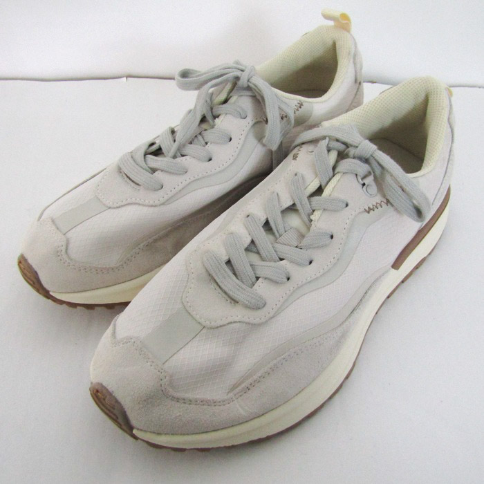 ザラ スニーカー ローカット シューズ 靴 白 メンズ 41サイズ ホワイト  