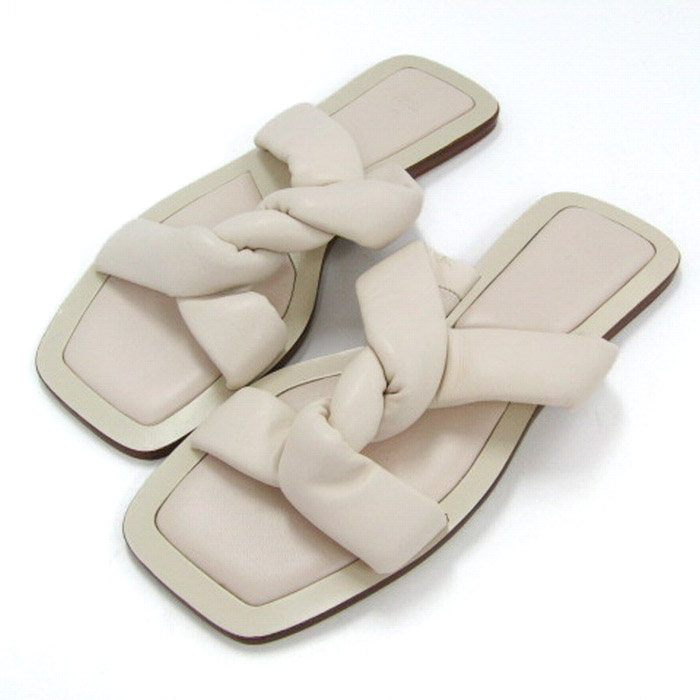 ザラ サンダル ねじり ハイヒール ピンヒール シューズ 靴 レディース