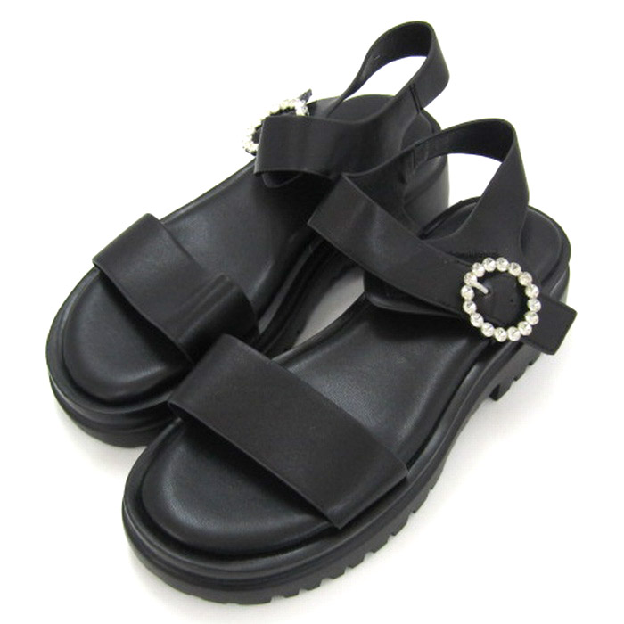 ZARA】メタルディテール フラットサンダル 1613/510/800 (ZARA