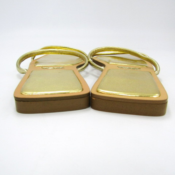 【未使用】 アクアズーラ サンダル ベージュ ゴールドストラップ 36サイズ AQUAZZURA/アクアズーラ】 SO NUDE サンダル（サンダル）｜MUSE de