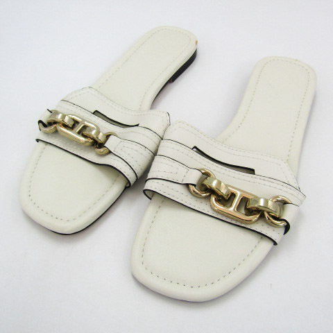 FURLAフラットサンダルZOE THONG SANDAL ホワイト×ゴールド FURLAフラットサンダルZOE THONG SANDAL ホワイト×ゴールド