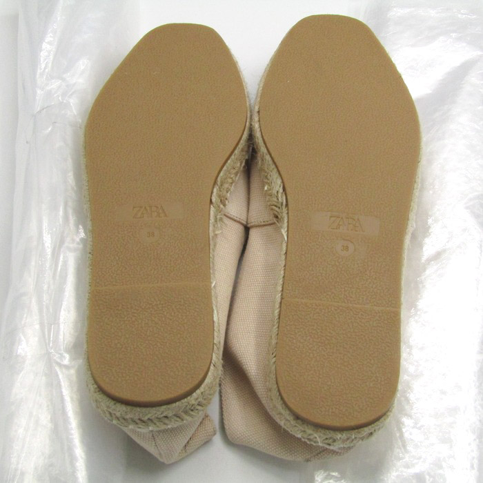 【新品】ras(ラス) エスパドリーユ フラットシューズ 38 新品】ras(ラス) エスパドリーユ フラットシューズ 38