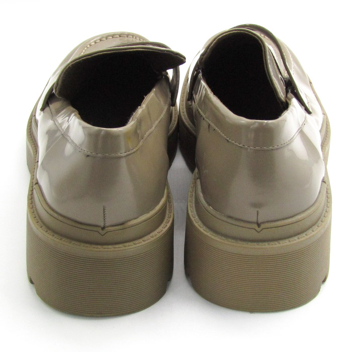 zara エナメル ヌードカラー シューズ 38 ZARA NEW WOMAN HIGH-HEEL SLINGBACK SHOES WITH FAUX PEARLS