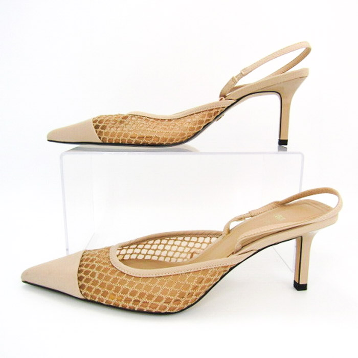 ザラ パンプス バックストラップ ミュール シューズ 靴 レディース 38  