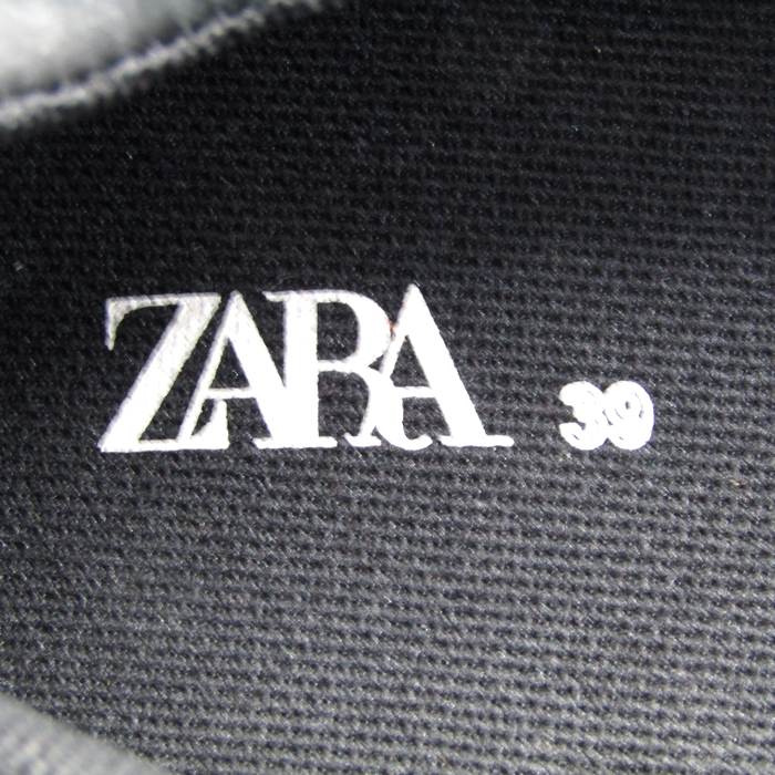 ZARAザラ♪パールストライプフラットシューズスリッポン靴 スリッポン ZARA(ザラ) フラットシューズ(レディース) - 海外