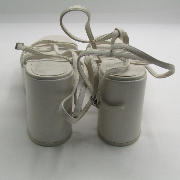 ザラ サンダル 厚底 プラットフォーム チャンキーヒール 靴 レディース