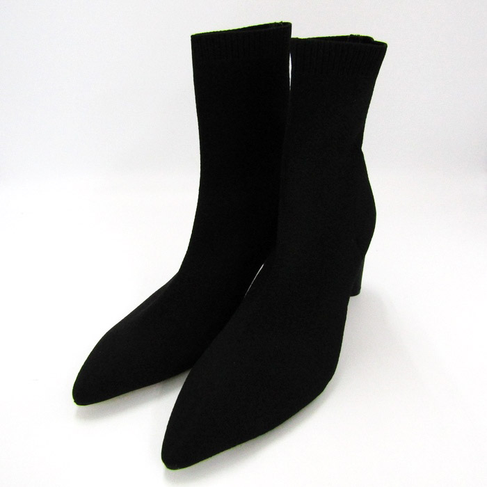 新品 袋付き ZARA 8cm ヒール ブーツ ブラック 新品 袋付き ZARA 8cm ヒール ブーツ ブラック スペイン発送