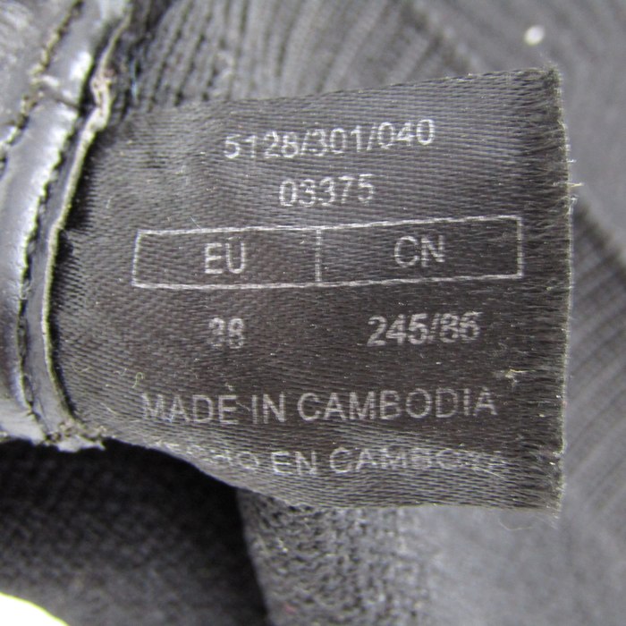 ザラ ブーツ チャンキーヒール シューズ 靴 黒 レディース 38サイズ