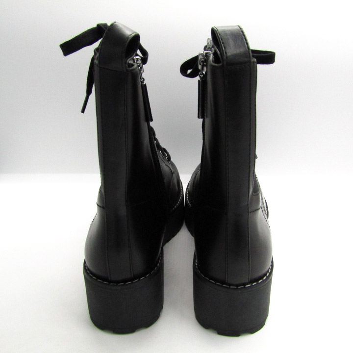 ザラ レースアップ ブーツ サイドゴア 厚底 シューズ 靴