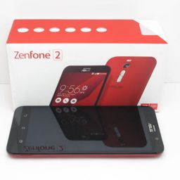 白ロム SIMフリー ZenFone 2 (ZE551ML) 32GB (RAM4GB) レッド スマホ 本体【中古】