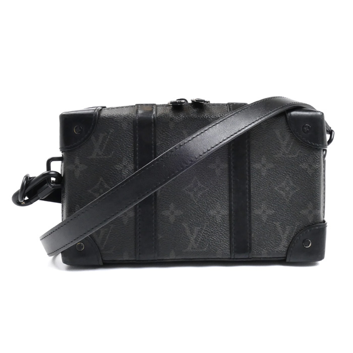 LOUIS VUITTON ルイ・ヴィトン ソフトトランク･ウォレット ショルダーバッグ モノグラム･エクリプス ブラック M69838 メンズ【中古】