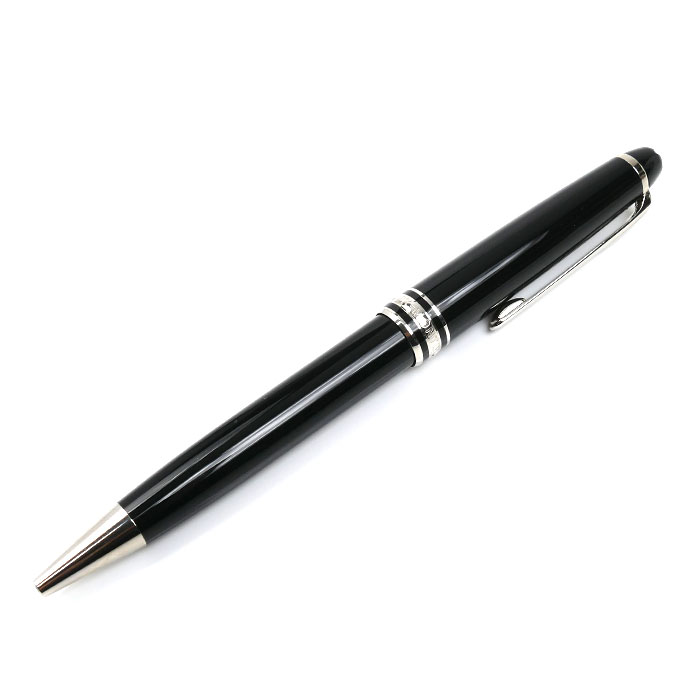 MONTBLANC モンブラン マイスターシュテュック クラシック プラチナ ボールペン ブラック MB132446【中古】【美品】