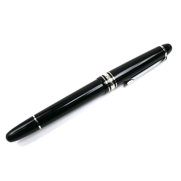 MONTBLANC モンブラン マイスターシュテュック プラチナ 万年筆 ブラック MB132468【中古】