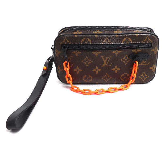 LOUIS VUITTON ルイ・ヴィトン ポシェットヴォルガ クラッチバッグ モノグラム ブラウン M44482 メンズ【中古】