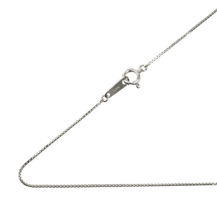 Pt850プラチナ ネックレス ベネチアン 2.1g 40cm レディース【中古】