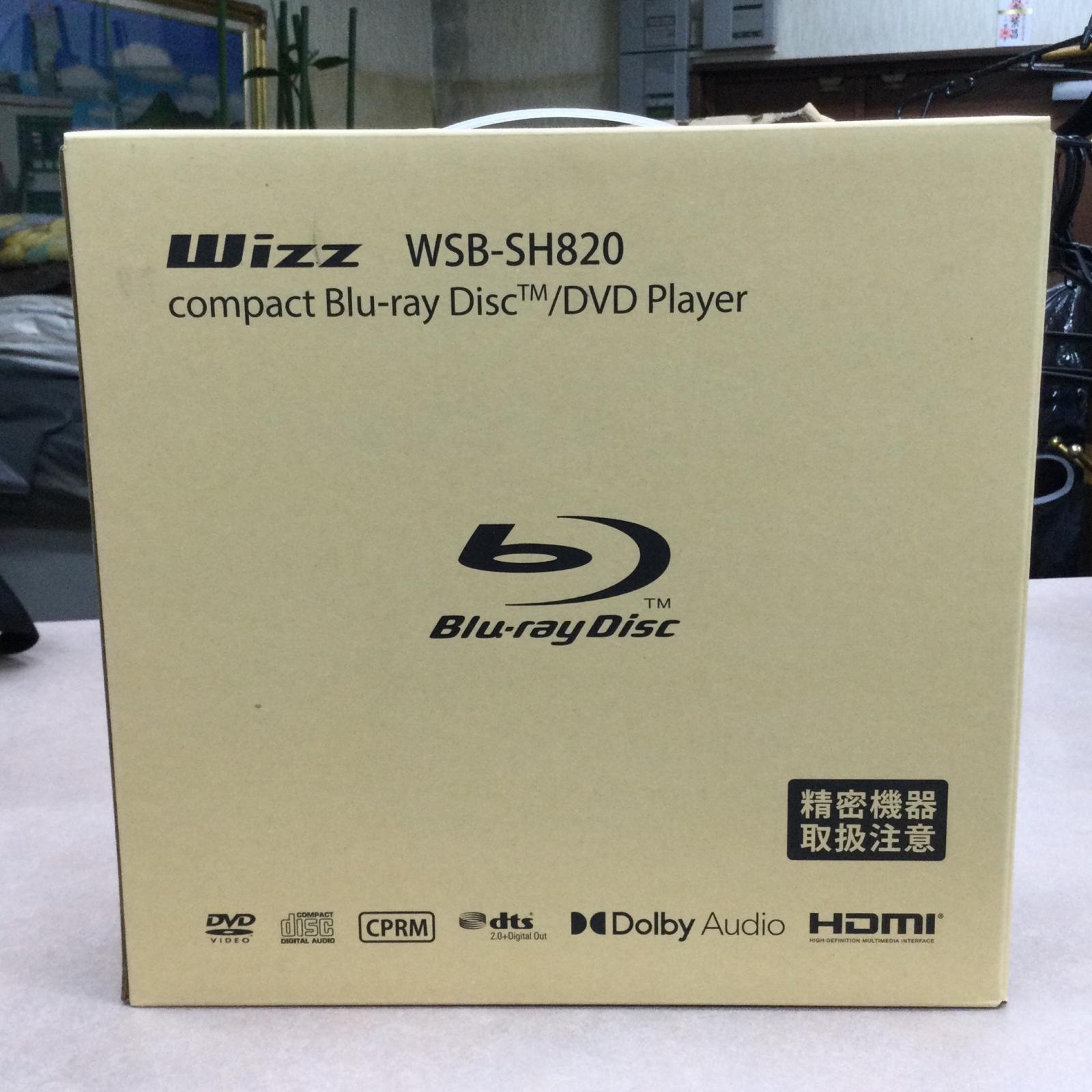 Wizz ブルーレイディスクプレーヤー プレイヤー WSB-SH820【未使用】【買取品】