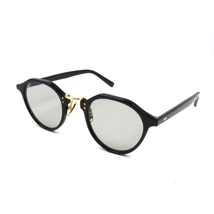 A.D.S.R. SATCHMO GOLD サングラス ブラック メンズ【中古】