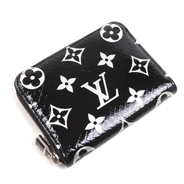 LOUIS VUITTON ルイ・ヴィトン エキゾチック ジッピーコインパース コインケース ブラック N97059 ユニセックス【中古】【美品】