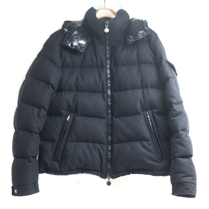 MONCLER モンクレール MONTGENEVRE ダウンジャケット ブラック 920-091-40306-50 2 メンズ【中古】