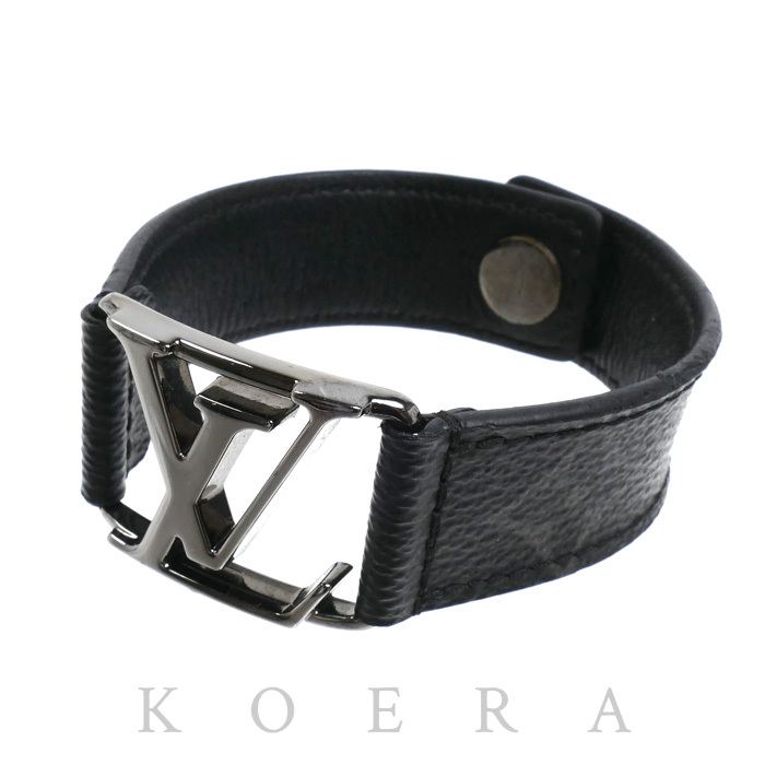 LOUIS VUITTON ルイ・ヴィトン モノグラム エクリプス ブラスレ ホッケンハイム ブレスレット M6295 メンズ【中古】