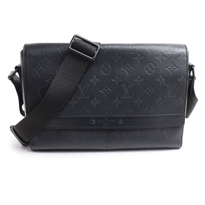 LOUIS VUITTON ルイ・ヴィトン スプリンター メッセンジャー ショルダーバッグ モノグラム シャドウ ブラック M44729 メンズ【中古】