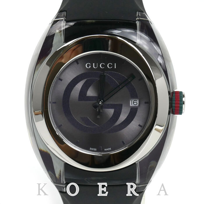 GUCCI グッチ シンク 腕時計 電池式 YA137116 メンズ【中古】【美品】