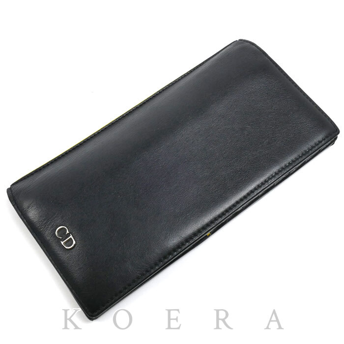 Dior ディオール DIOR HOMME 長財布 ブラック メンズ【中古】