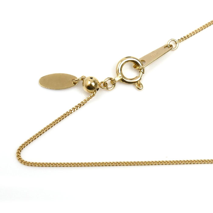 K18YG イエローゴールド 喜平 ネックレス 喜平2面カット 1.7g ～50cm フリーチェーン レディース【中古】