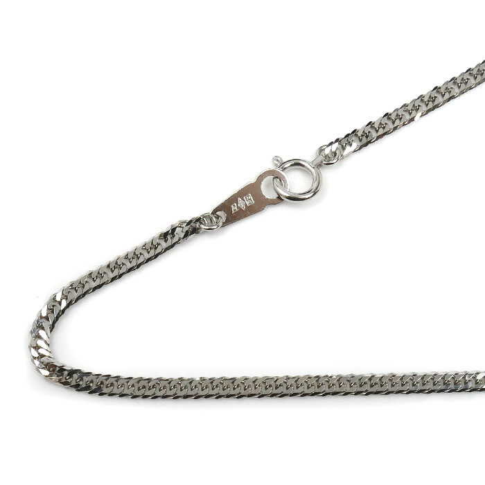Pt999 ネックレス 喜平6面Wカット 9.4g 45cm 純プラチナ ユニセックス【未使用】【買取品】