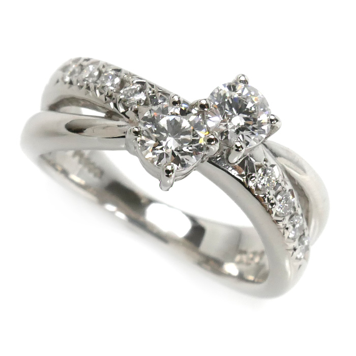 TASAKI タサキ Pt900プラチナ リング・指輪 ダイヤモンド0.56ct 9号 7.7g レディース【中古】【美品】