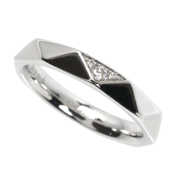 GRAFF グラフ K18WG ホワイトゴールド ローレンス シグネチャー ダイヤ リング・指輪 RGR870 ダイヤモンド 11.5号 4.9g レディース【中古】【美品】