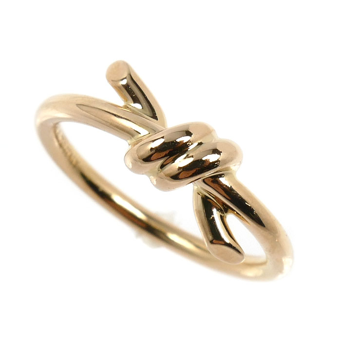 TIFFANY&Co. ティファニー K18PG ピンクゴールド ノット リング・指輪 70305712 9号 3.4g レディース【中古】