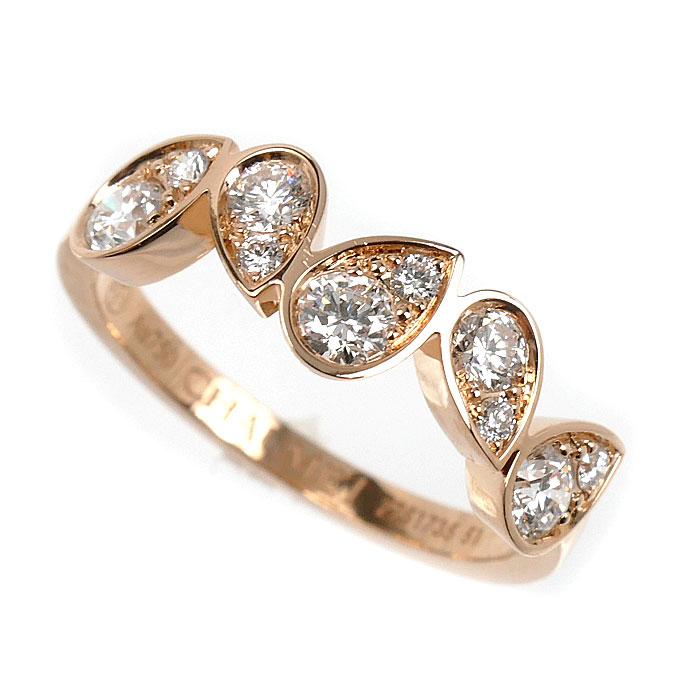 Chaumet ショーメ K18PG ピンクゴールド ジョセフィーヌ  Ronde d’Aigrettes リング・指輪 083843 ダイヤモンド 11号 51 3.0g レディース【中古】【美品】