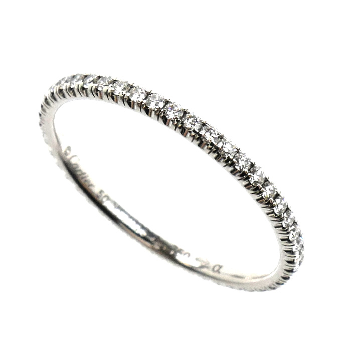 CARTIER カルティエ K18WG ホワイトゴールド フルエタニティ リング・指輪 B4210450 ダイヤモンド 10号 50 1.2g レディース【中古】【美品】