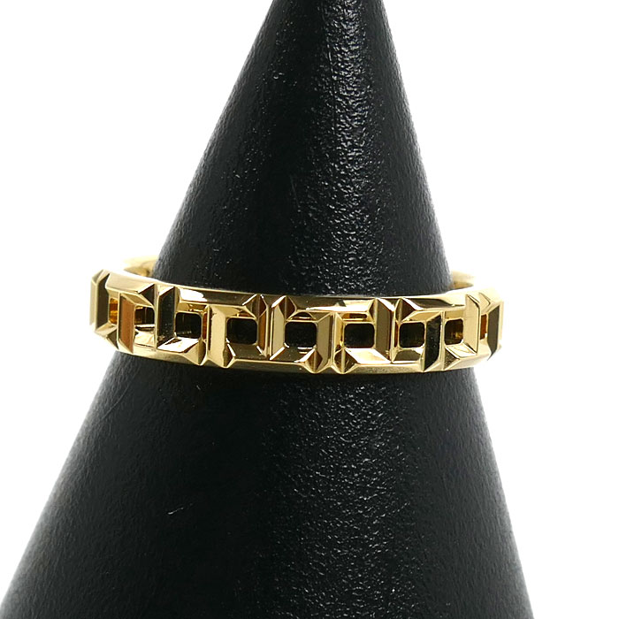 TIFFANY&Co. ティファニー K18YG イエローゴールド T トゥルー ナロー リング・指輪 62507802 9号 3g レディース【中古】【美品】