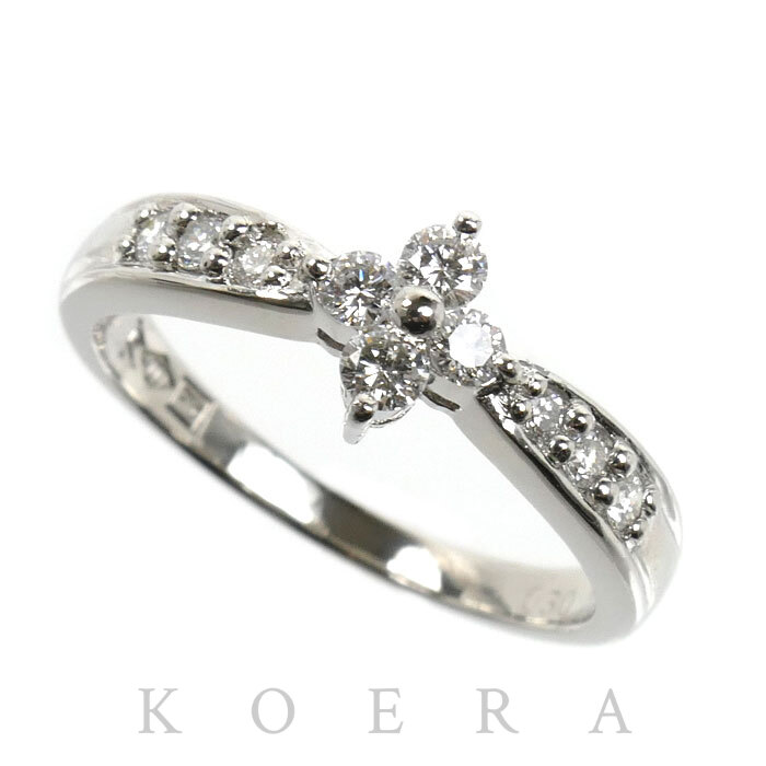 Pt900プラチナ リング・指輪 ダイヤモンド0.30ct 12.5号 4.2g レディース【中古】【美品】