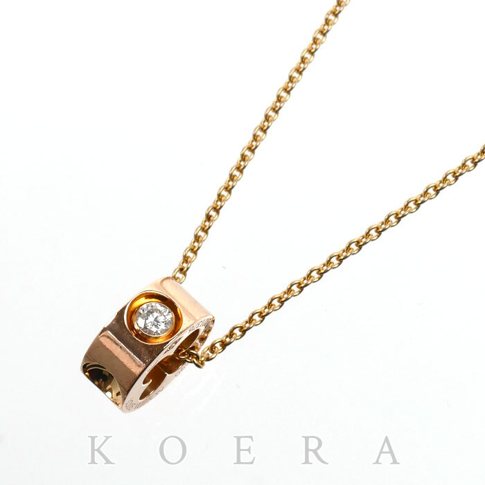 LOUIS VUITTON ルイ・ヴィトン K18PG ピンクゴールド パンダンティフ アンプラント ネックレス Q93198 6.4g 44cm 800本限定 レディース【中古】