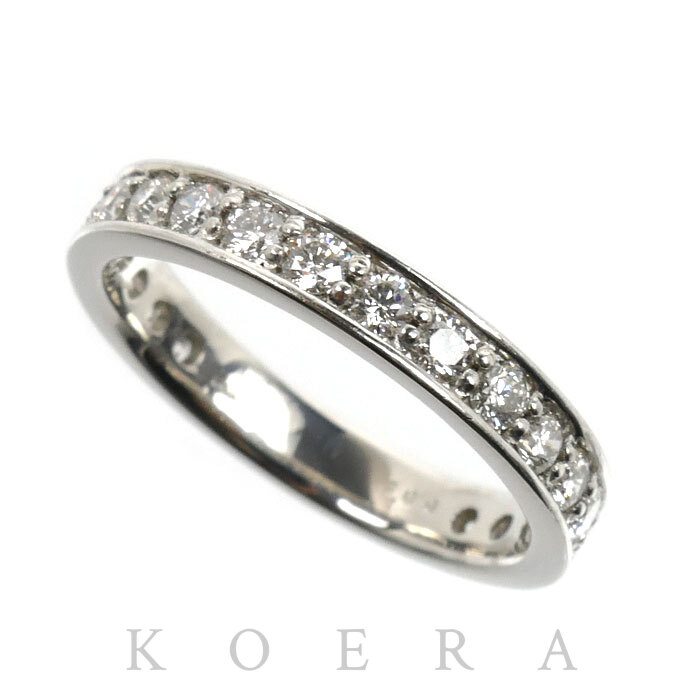 Pt900プラチナ フルエタニティ リング・指輪 ダイヤモンド1.00ct 13号 4.5g レディース【中古】