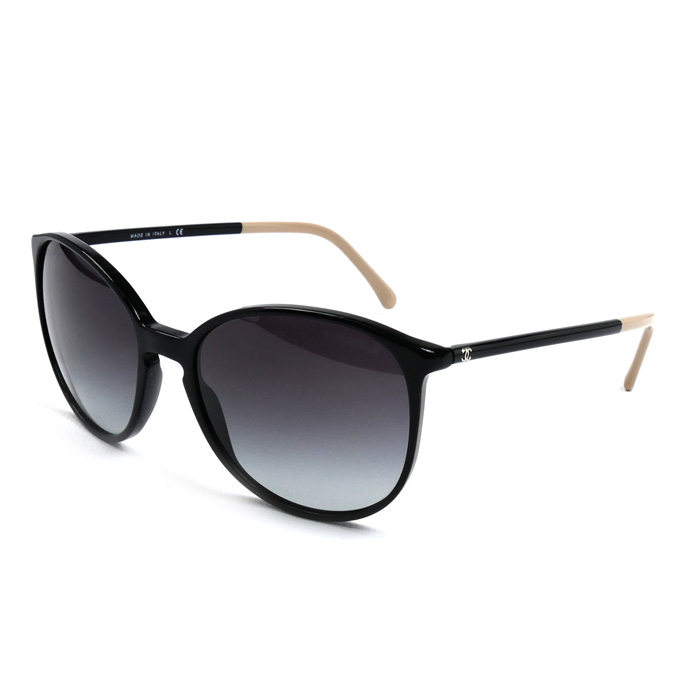 CHANEL シャネル サングラス ブラック ベージュ CH5278 ｃ942/S6 55□17 140 レディース【中古】
