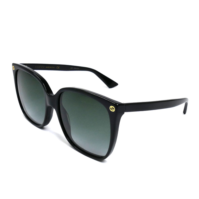 GUCCI グッチ Bee ビー サングラス ブラック GG0022S 001 57□18-140 ユニセックス【中古】【美品】
