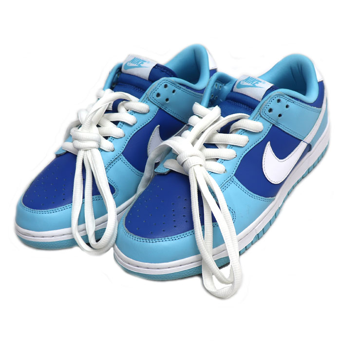 NIKE ナイキ DUNK LOW RETRO QS ARGON スニーカー ブルー DM0121-400 27cm メンズ【中古】【美品】