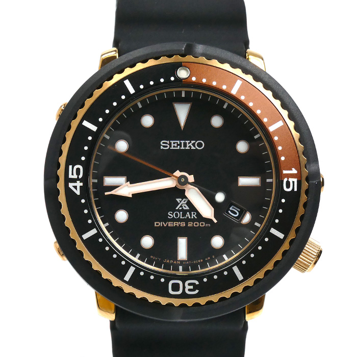 SEIKO セイコー プロスペックス ジャーナルスタンダード 腕時計 ソーラー ブラック STBR038/V147-0CH0 メンズ【中古】【美品】