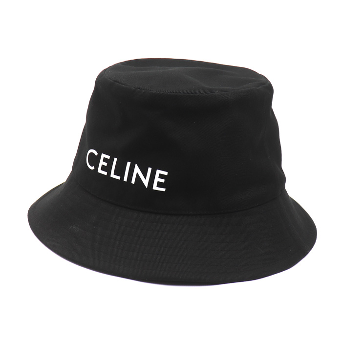 CELINE セリーヌ バケットハット ハット ブラック 2AU5B968P M ユニセックス【中古】【美品】