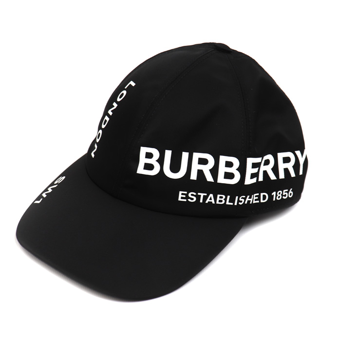 BURBERRY バーバリー ロゴ ホースフェリープリント キャップ 8015894 メンズ【中古】【極美品】