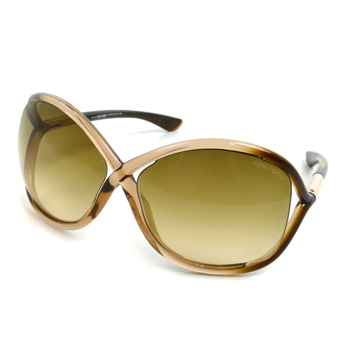 TOM FORD トムフォード Whitney サングラス ブラウン TF9 74F 64□14 110 レディース【中古】
