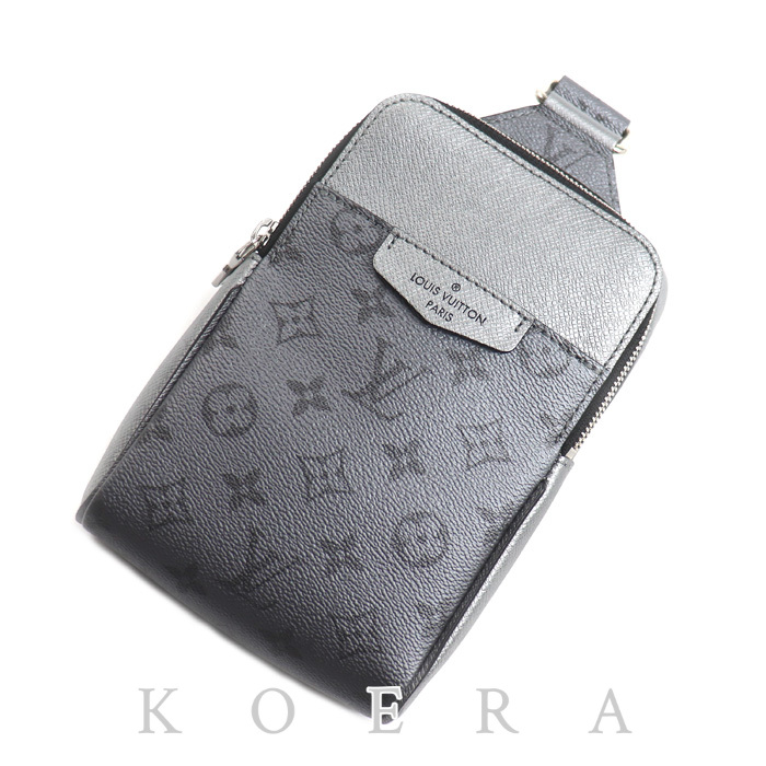 LOUIS VUITTON ルイ・ヴィトン アウトドア スリングバッグ ボディバッグ タイガラマ グレー/シルバー M30833 メンズ【中古】