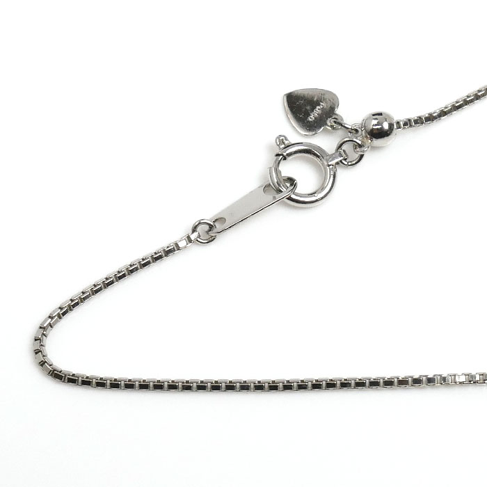 Pt850プラチナ ネックレス ベネチアン 4.5g ～45cm フリーチェーン レディース【中古】