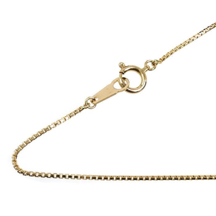 K18YG イエローゴールド ネックレス ベネチアン 3.1g 40cm レディース【中古】