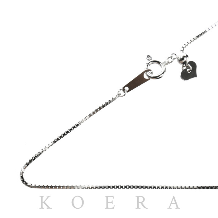 K18WG ホワイトゴールド ネックレス ベネチアン 3.4g ～60cm フリーチェーン レディース【中古】